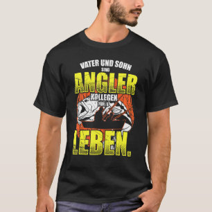 T-shirt Pêcheur drôle d'équipement de pêche Fischer Père e