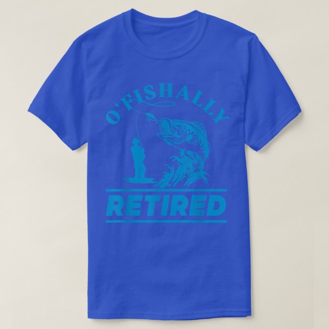 T-shirt Pêcheur du Parti de la retraite des pêcheurs à la  (Design devant)