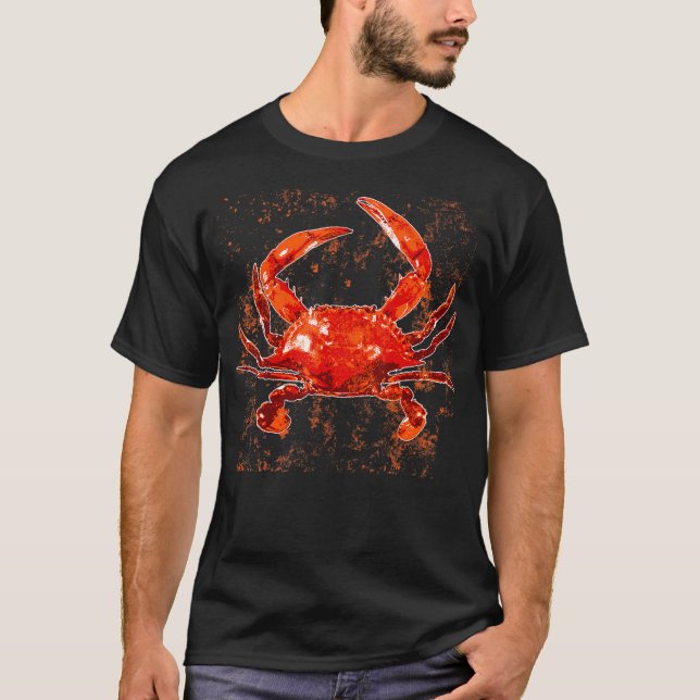 T-shirt Pêcheur en haute mer Crabe (Devant)