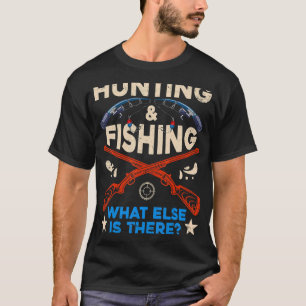 T-shirt Pêcheur Et Chasseur Chasse Et Pêche Ce Qui Est Aut