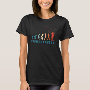 T-shirt Pêcheur Fisherlution Evolution Nymphage Fly Fis