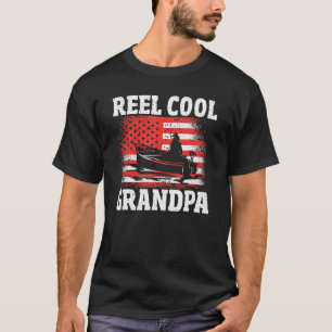 T-shirt Pêcheur Grand-père Hommes Ree Cool Grand-père Usa