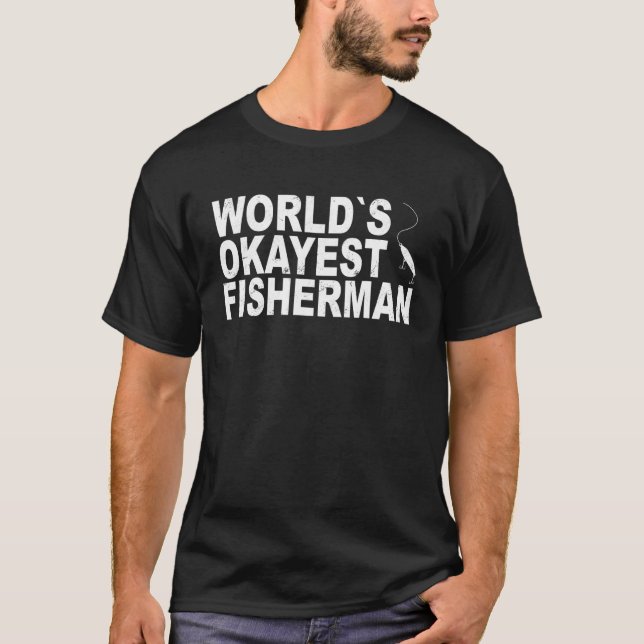 T-shirt Pêcheur homme poisson pêche (Devant)