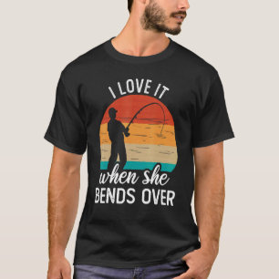 T-shirt Pêcheur j'aime quand elle se penche Pêche 2
