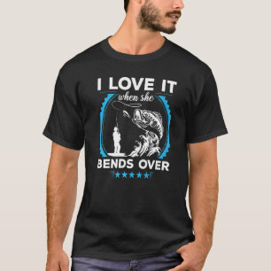 T-shirt Pêcheur Je L'Aime Quand Elle Tire Sur La Pêche