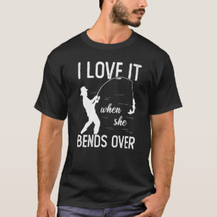 T-shirt Pêcheur Je L'Aime Quand Elle Tire Sur La Pêche