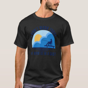 T-shirt Pêcheur je ne peux pas travailler aujourd'hui mon