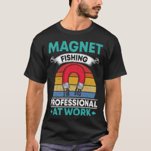 T-shirt Pêcheur magnétique professionnel au travail