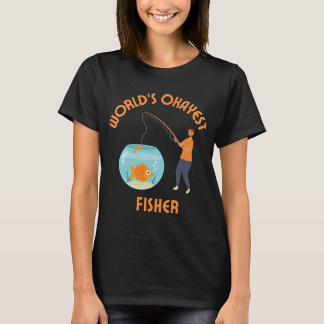 T-shirt Pêcheur Moyennement Doué du Monde (Devant)