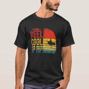 T-shirt Pêcheur Papa Pap Pap Cool Grand-Père Fête des Père