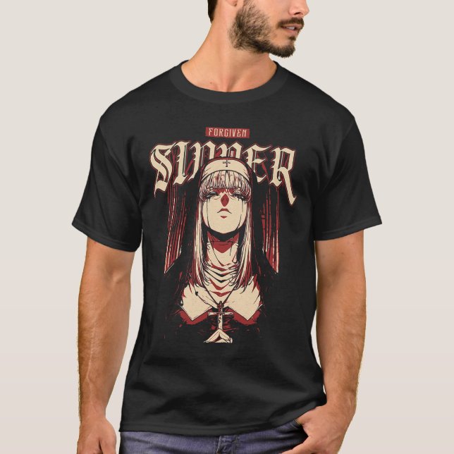 T-shirt Pécheur (Pardonné)  (Devant)