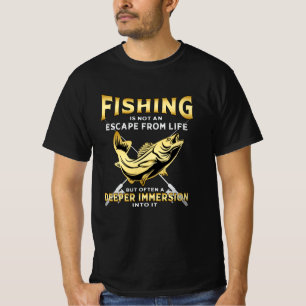 T-shirt Pêcheur Pêche Aimer Poisson Pêche Rod Drôle Cadeau