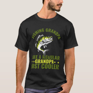 T-shirt Pêcheur Pêche Papy Pêcheur Simplement Plus Cool