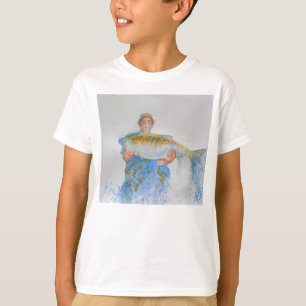 T-shirt Pêcheur peinture d'aquarelle cadeau de pêche pour 