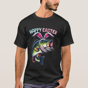 T-shirt Pêcheur Poisson Œufs de Pâques Drôle Amateurs de P