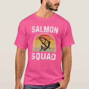T-shirt Pêcheur saumon Pêcheur Pêcheur Saumon Squad Re