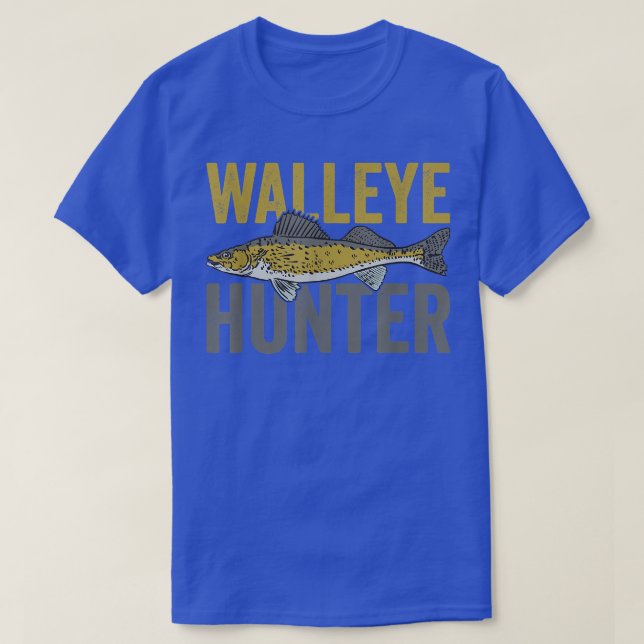 T-shirt Pêcheur Walleye Hunter Pêcheur Lover Mens Fis (Design devant)