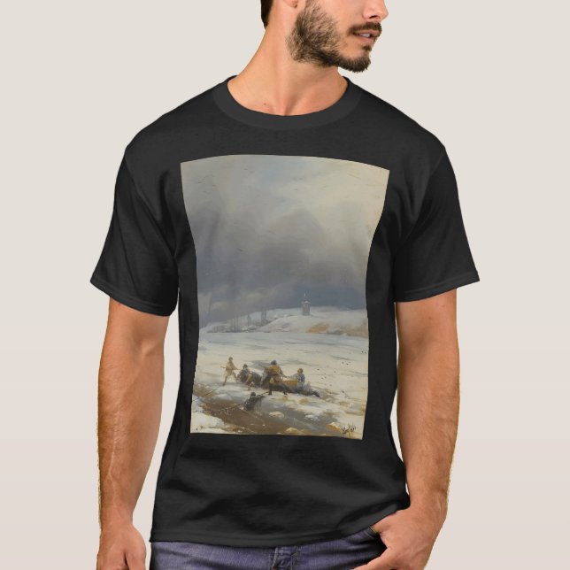 T-shirt Pêcheurs à l'aube, Naples - Ivan Konstantinovich A (Devant)