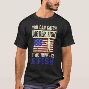 T-shirt Pêcheurs américains à la pêche à la mouche américa