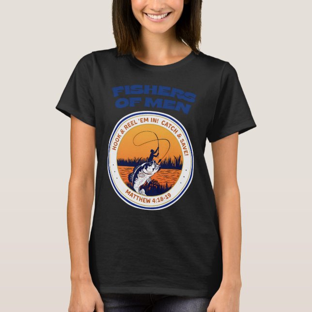 T-shirt Pêcheurs d'hommes — MATT 4:18-19 (Devant)