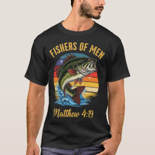T-shirt Pêcheurs d'hommes Matthieu 4-19 Bible Chrétien Pêc