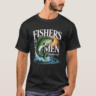 T-shirt Pêcheurs d'hommes Matthieu 4-19 Bible Chrétien Pêc