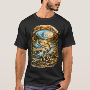 T-shirt Pêcheurs d'hommes Matthieu 4:19 Pêche chrétienne