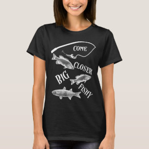 T-shirt Pêcheurs Enthousiastes Tige de Forage de Pêche Fis