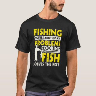 T-shirt Pêcheurs Et Cuisinier Orthographe Conception Poiss