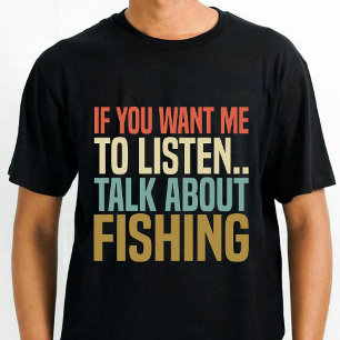 T-shirt Pêcheurs passionnés Extérieur Aventure Rétro Vinta