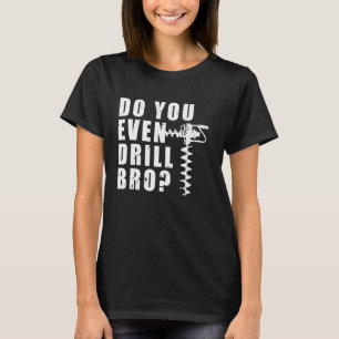 T-shirt Pêchez-Vous Même Bro Ice Fishing