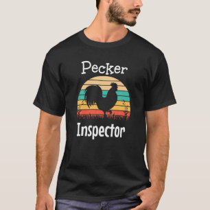 T-shirt Pecker Inspecteur Rooster Et Retro Sun