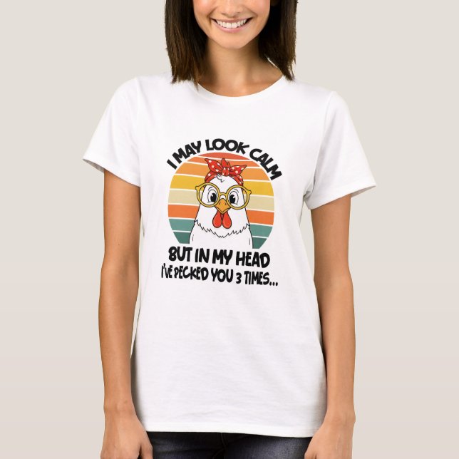 T-shirt Pecking Chicken (Devant)
