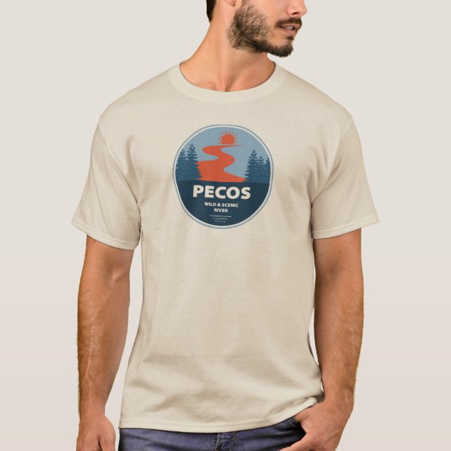 T-shirt Pecos Wild Et Rivière Pittoresque Nouveau-Mexique (Devant)