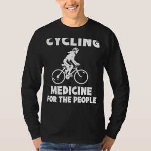 T-shirt Pedal Your Way to Bliss - Le cyclisme est la médec