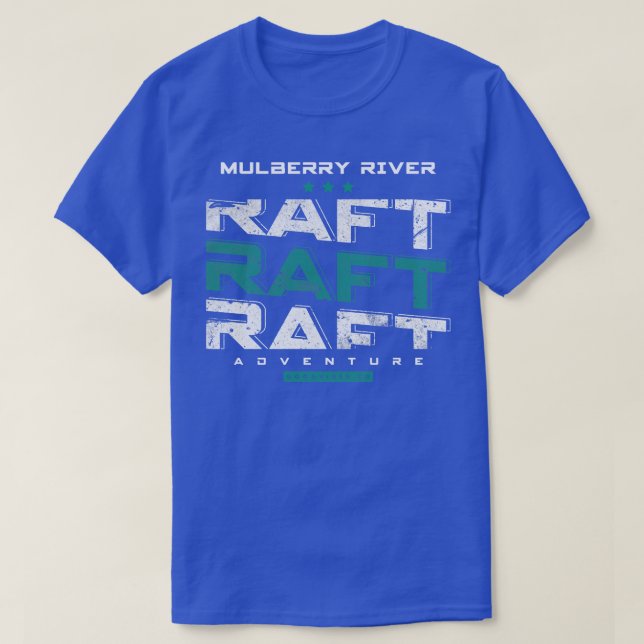 T-shirt Pédalage fluvial MULBERRY (1) (Design devant)