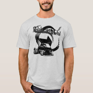 T-shirt Pédale à la voiture de sprint en métal