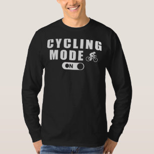 T-shirt Pédale en style avec mode cyclisme : Jouer à vélo-