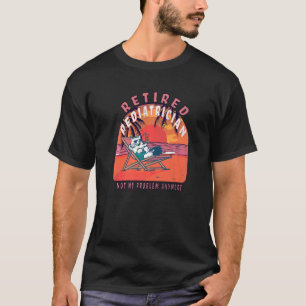 T-shirt Pediatre retraité retraite Vintage