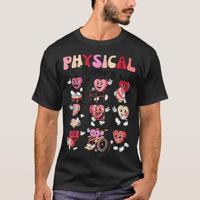 T-shirt Pediatric Physical Therapy Pt Pta Happy Valentine' (Devant)