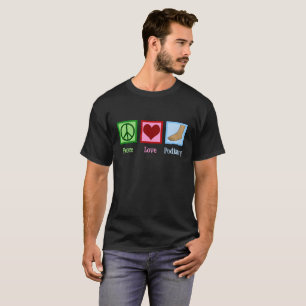 T-shirt Pédicurie d'amour de paix