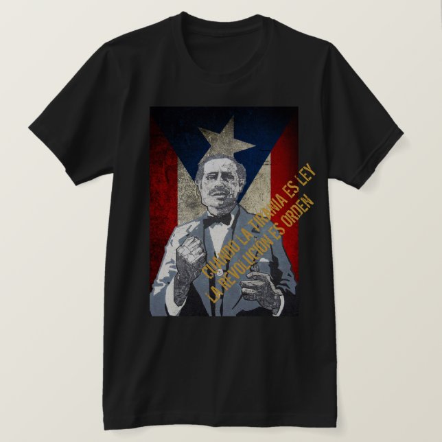 T-shirt Pedro Albizu Campos (Design devant)