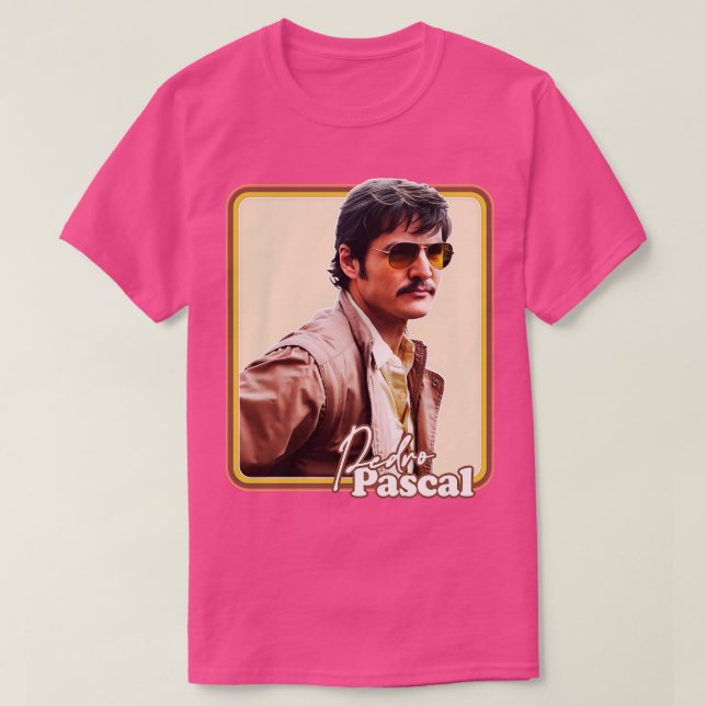 T-shirt Pedro Pascal Rétro Ventilateur 1 (Design devant)