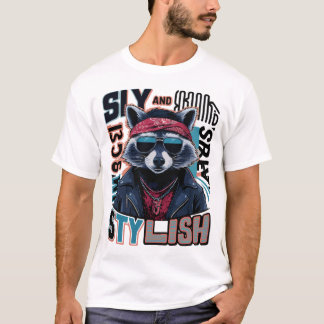 T-shirt Pedro Raccoon élégant