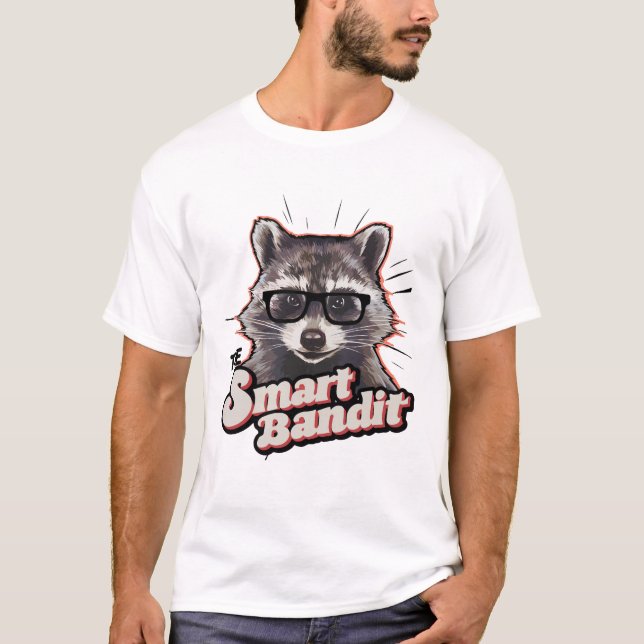 T-shirt Pedro Raccoon élégant (Devant)