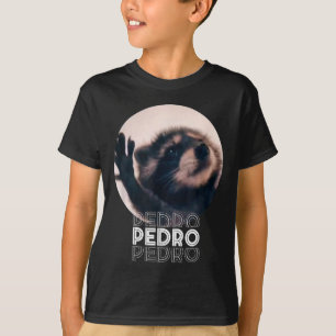 T-shirt Pedro Racoon Danse Populaire Mème Internet Mapache