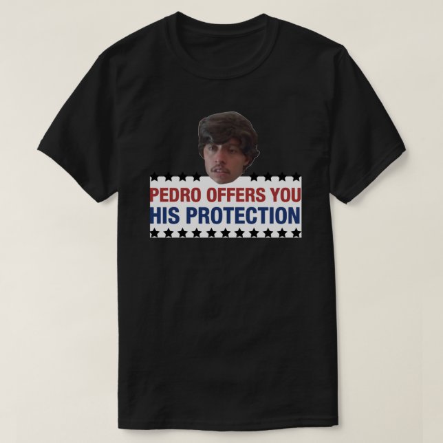 T-shirt Pedro Vous Offre Sa Protection Napoléon Dynamite S (Design devant)