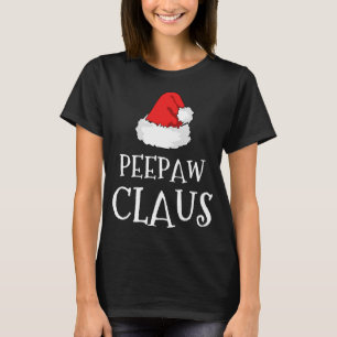 T-shirt Pee-Paw Claus Groupe Casquette de Noël Corresponda