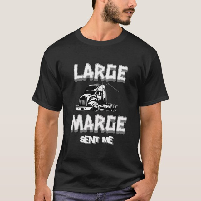 T-shirt Pee Wee Herman Large Marge M'A Envoyé (Devant)