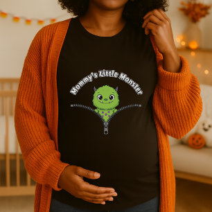 T-shirt Peekaboo Baby Monster Maternité Halloween